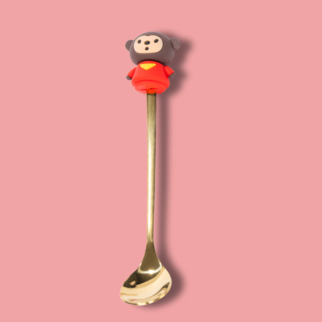 Limited edition GOLD Monkey Nuts spoon