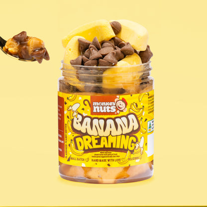 Banana Dreaming Peanut Butter 315g | Monkey Nuts Australia