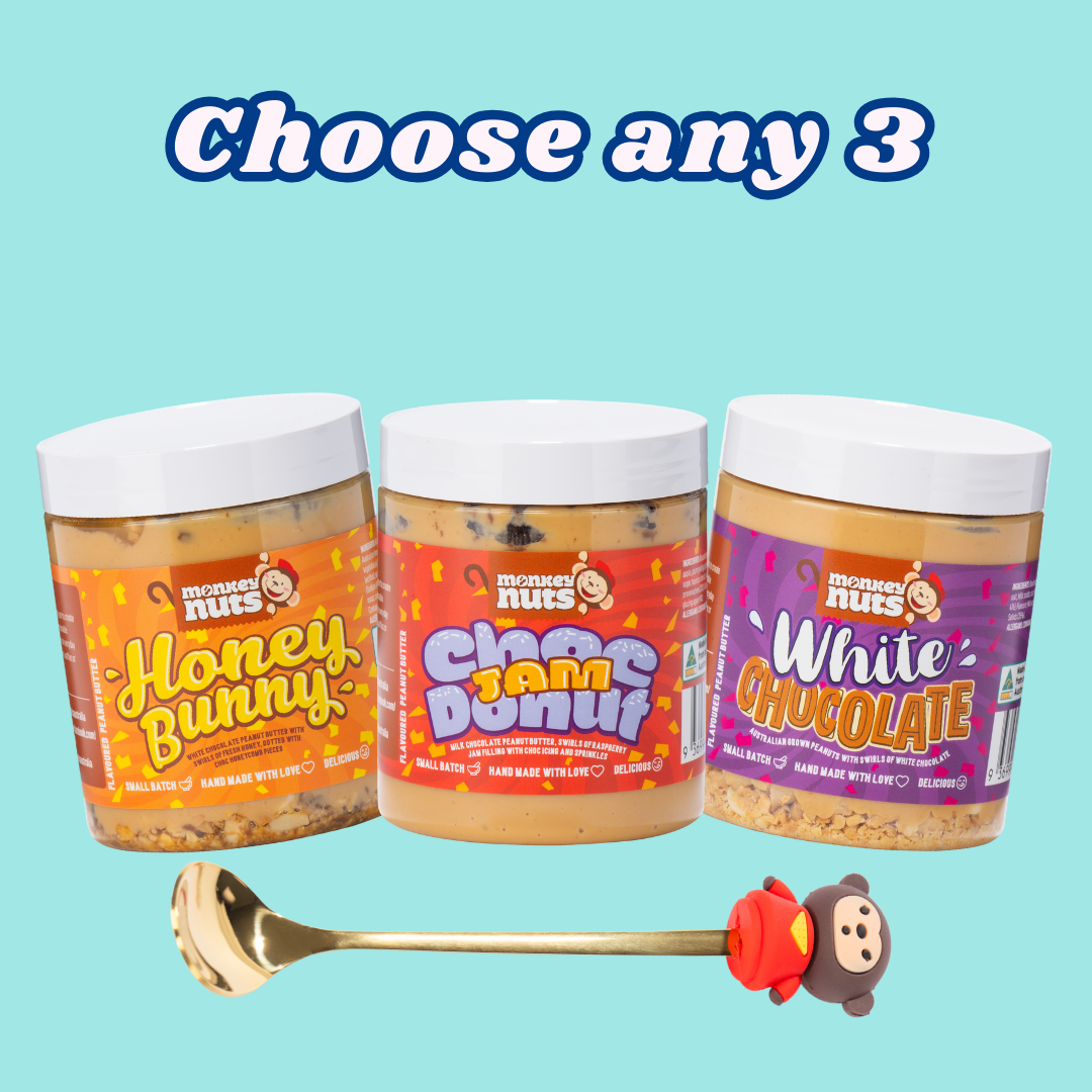 Any 3 with exclusive limited edition GOLD Monkey Spoon