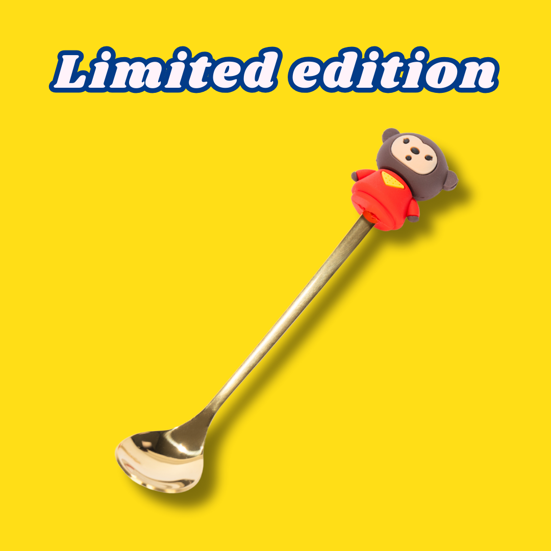 Limited edition GOLD Monkey Nuts spoon