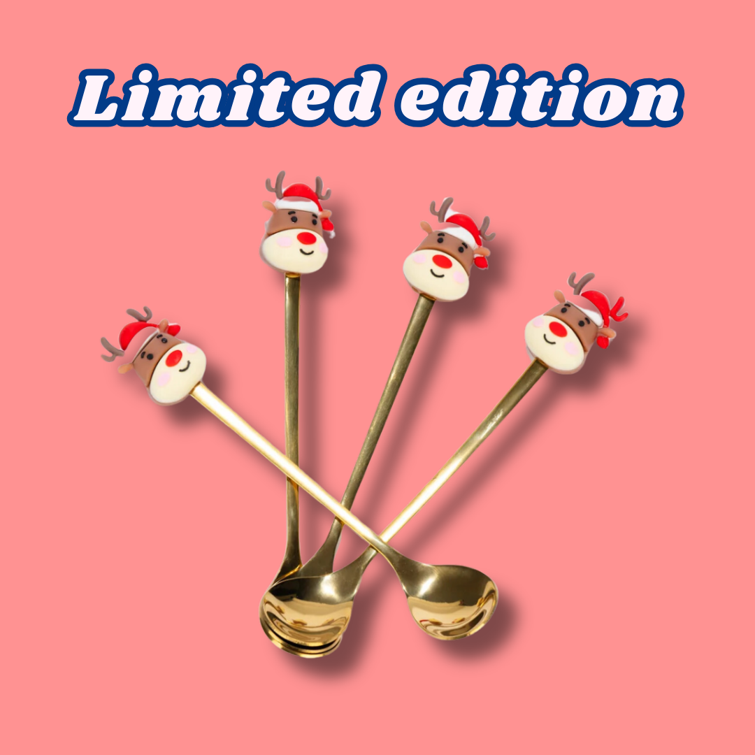 Limited edition GOLD REINDEER CHRISTMAS SPOON