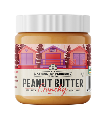 Mornington Peninsula CRUNCHY Peanut Butter 315g | Monkey Nuts Australia