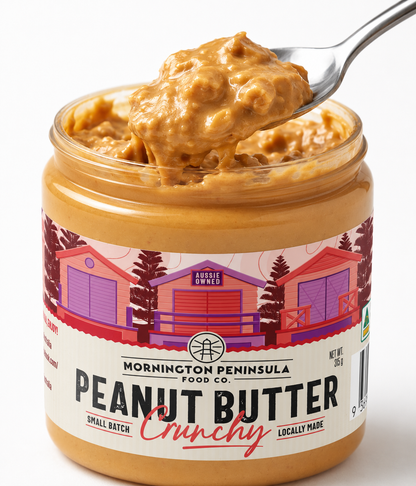 Mornington Peninsula CRUNCHY Peanut Butter 315g | Monkey Nuts Australia